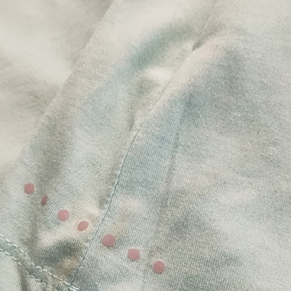 2 Avia Pink and Green Fitted Short Sleeve Work out Athleisure Tee Shirts - Picture 13 of 16